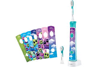 PHILIPS SONICARE For Kids HX6322/04 - Elektrische Zahnbürste für Kinder (Blau)