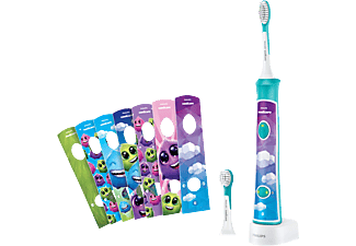 PHILIPS SONICARE For Kids HX6322/04 - Spazzolino elettrico per bambini (Blu)