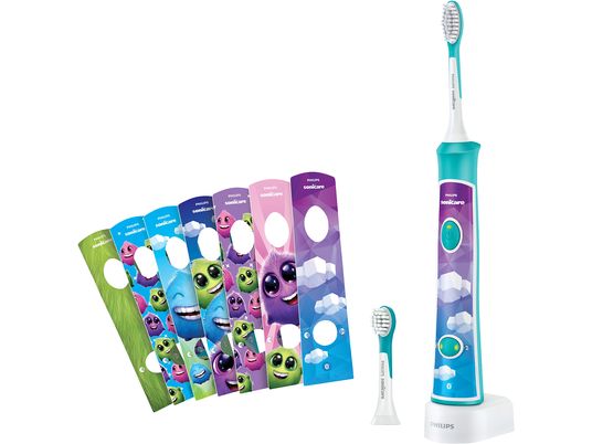 PHILIPS SONICARE For Kids HX6322/04 - Elektrische Zahnbürste für Kinder (Blau)