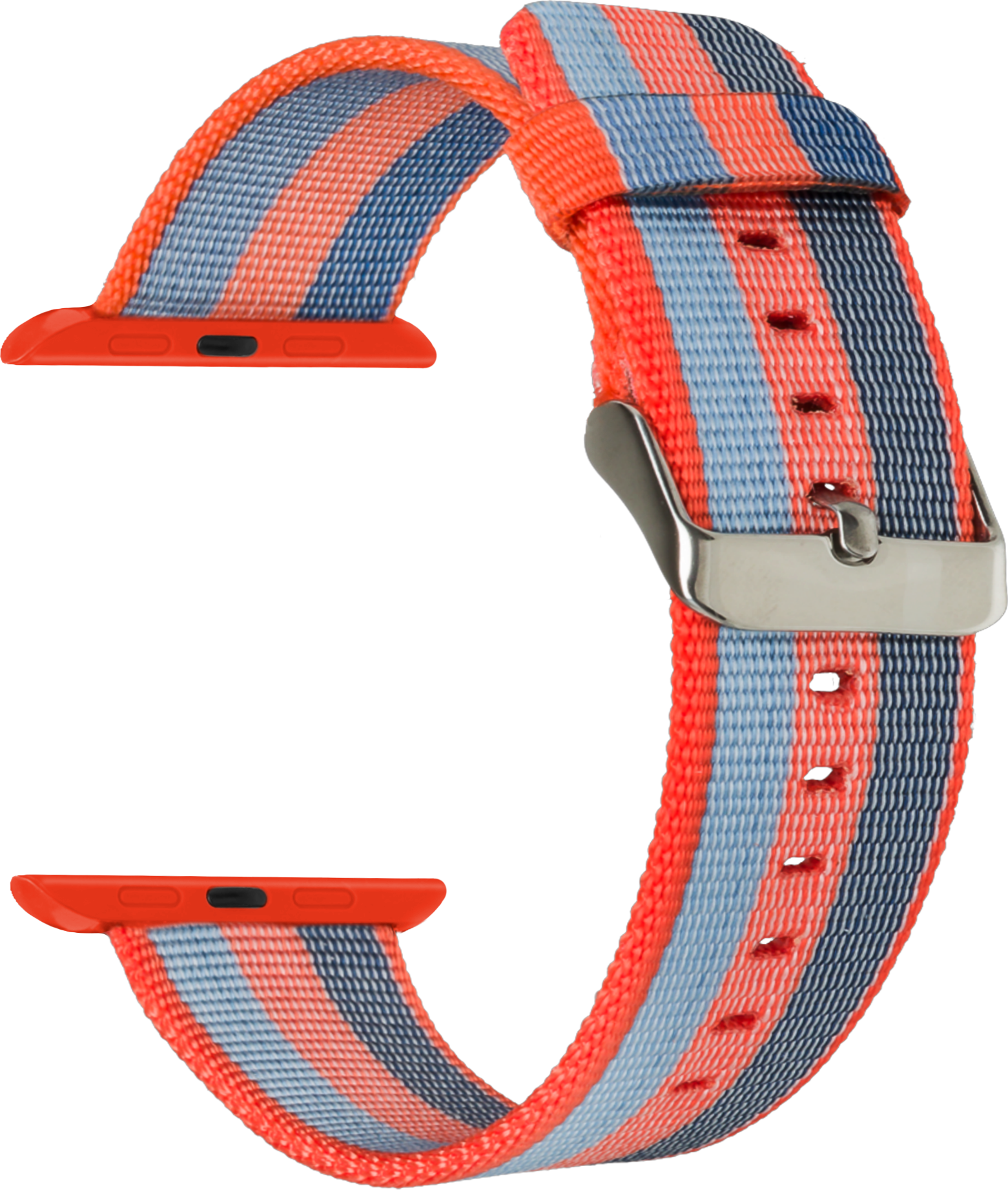 TOPP 40-37-1858, Ersatz-und Wechelarmband, Orange/Blau