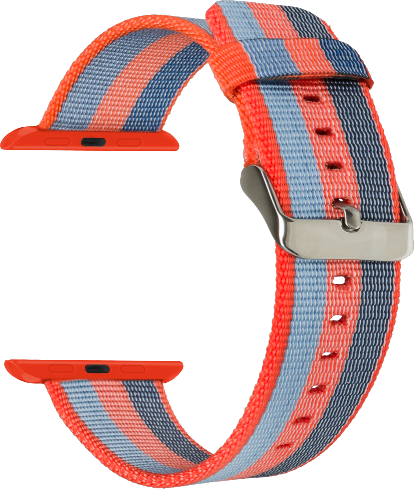 TOPP 40-37-1841, Ersatz-und Wechelarmband, Orange/Blau