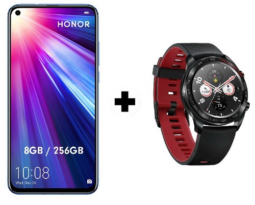 Móvil - Honor View 20, Azul, 256 GB, 8 GB RAM, 6.4" Full HD+, Kirin 980, 4000 mAh, Android