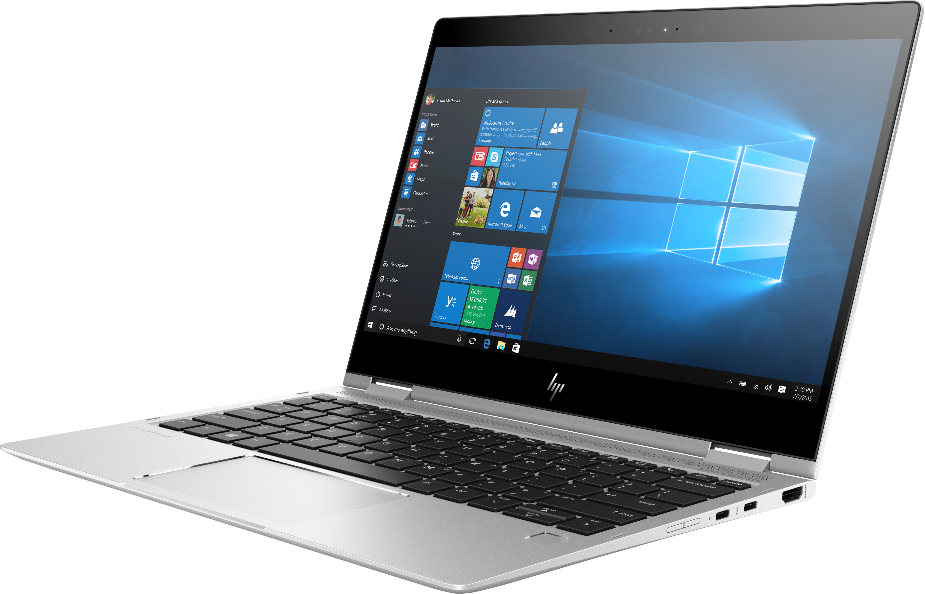 HP - B2B EliteBook x360 1020 G2 - 12,5 Zoll - Intel® Core™ i7 i7-7600U - 16 GB - 512 GB