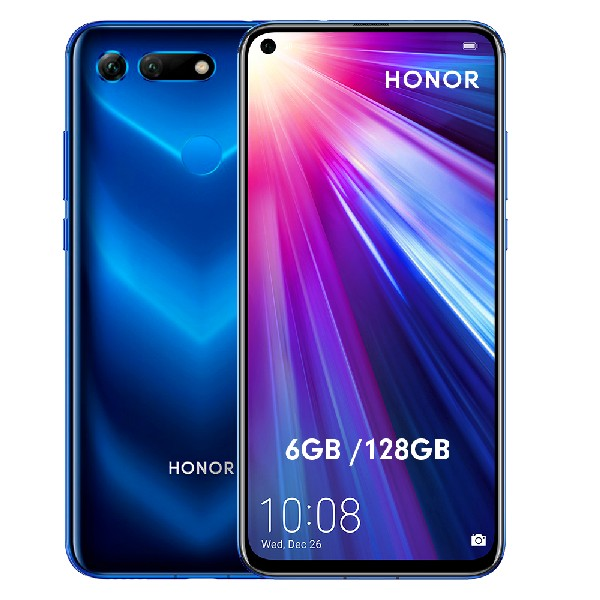 Honor View 20, Azul, 128 GB, 6 GB RAM, 6.4" Ultra HD 4K, Kirin 980, 4000 mAh, Android