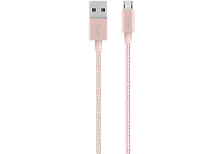 BELKIN F2CU021BT04-C00 MIXIT UP Metallic Micro USB - USB kábel, 1.2m, rozéarany