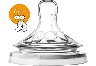 PHILIPS AVENT SCF044/27 Natural etetőcumi, 2 db, 6 hó+