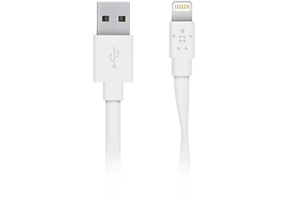 BELKIN F8J148bt04-WHT MIXIT Lightning-USB lapos adat/töltőkábel 1.2m fehér