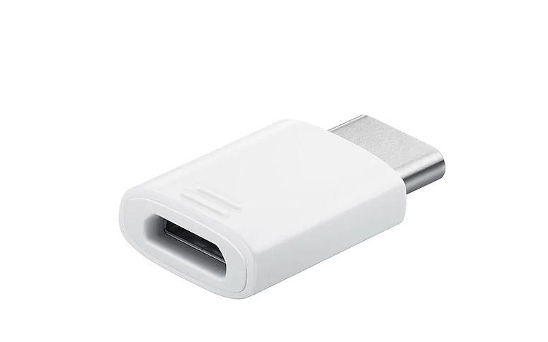 USB-C To Micro USB Dönüştürücü Beyaz