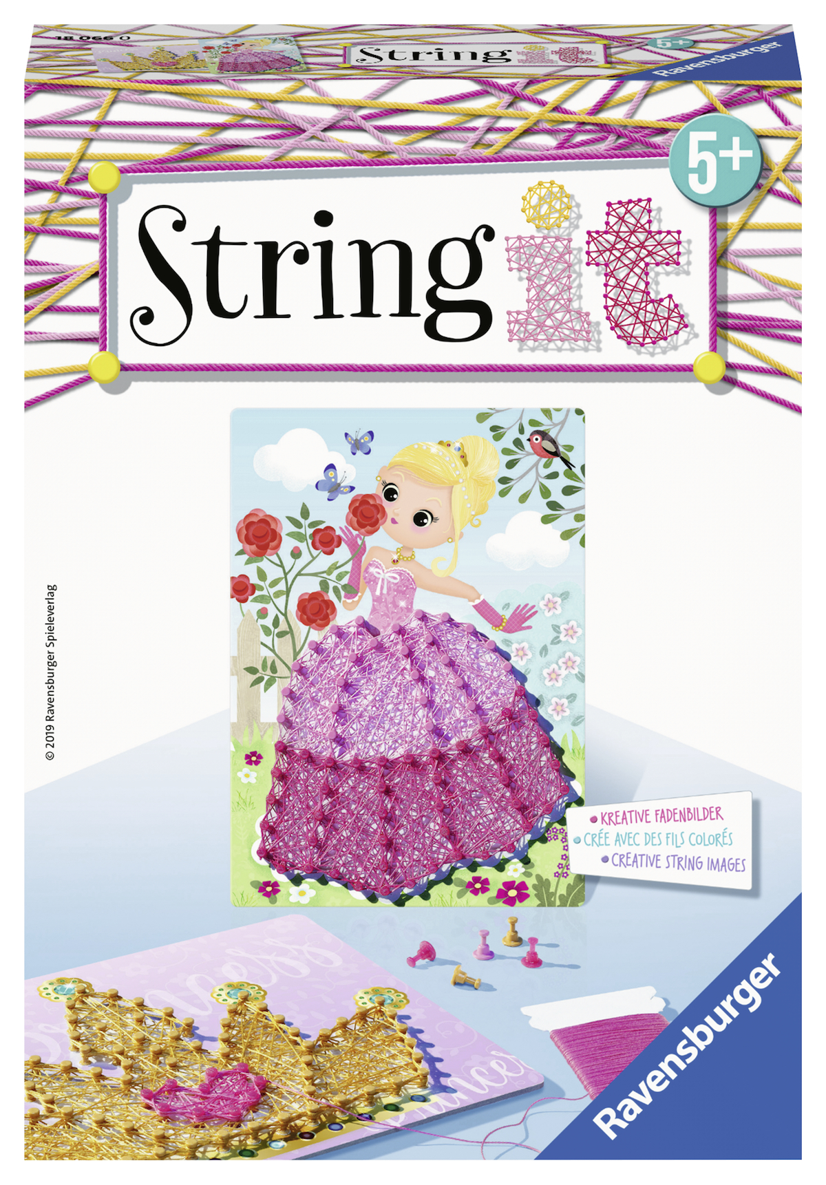 RAVENSBURGER String it Mini: Pink Princess String It