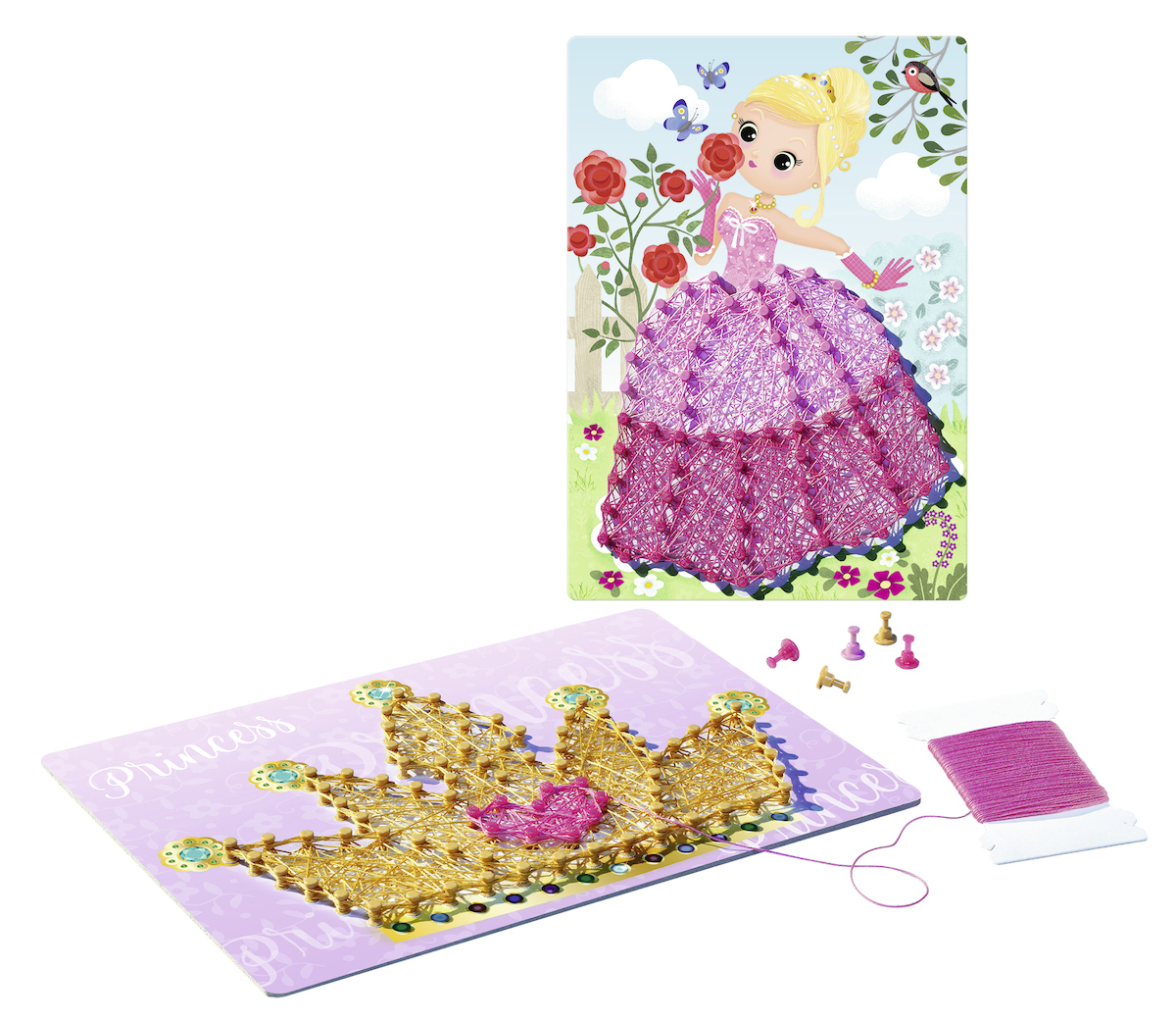 RAVENSBURGER String it Mini: Pink Princess String It