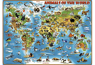 RAVENSBURGER Tiere rund um die Welt Puzzle Mehrfarbig