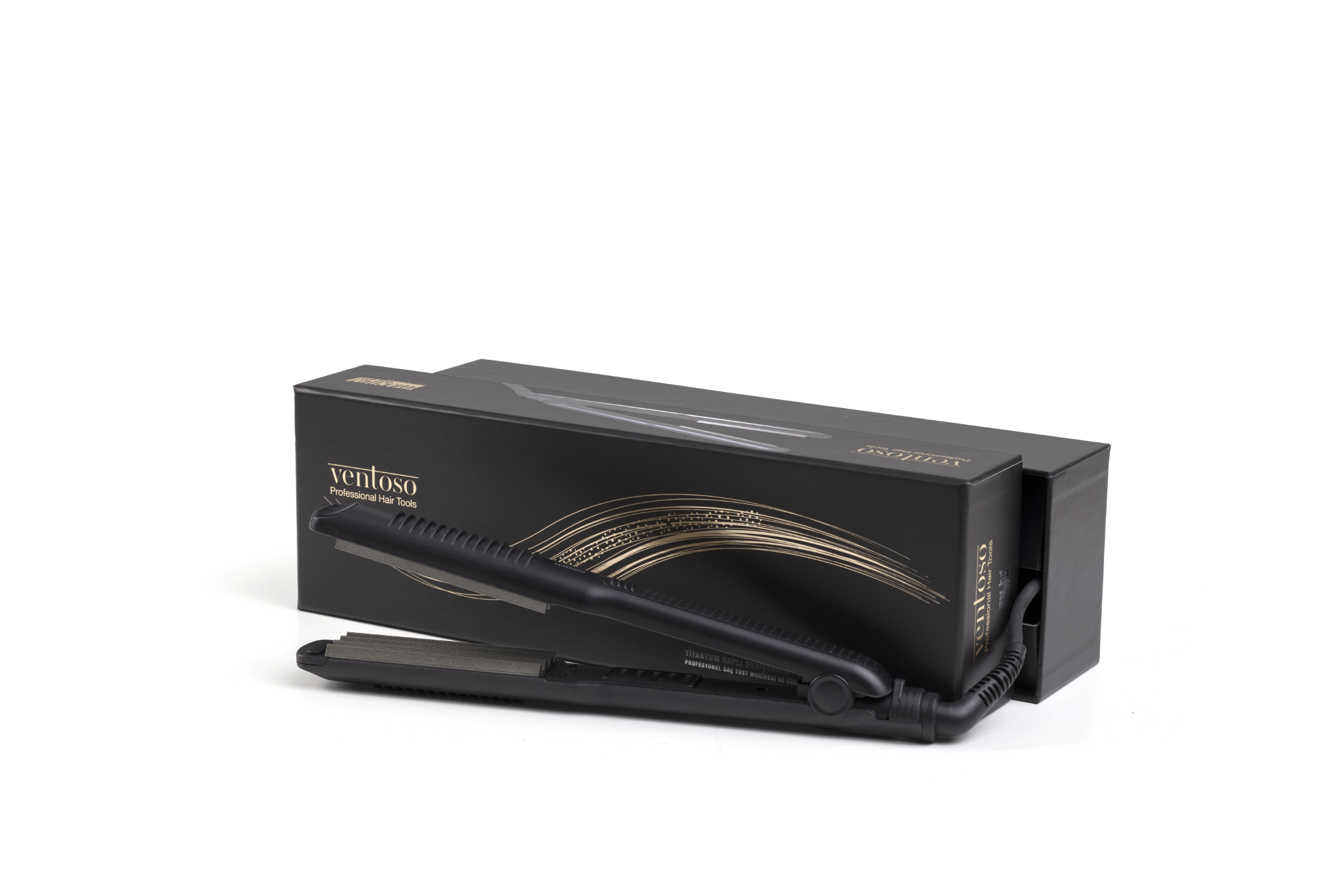 VENTOSO EPS806 Titanyum Kaplı Saç Düzleştiricisi Ve Saç Tost Makinesi