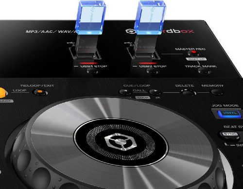 Controlador DJ - Pioneer XDJ-RR, 2 canales, Funciones mesa de mezclas, Rekordbox dj