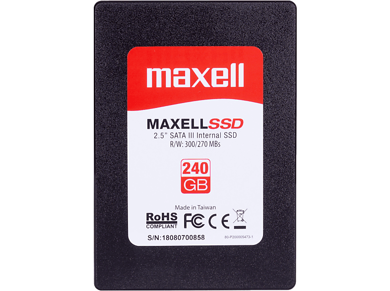 MAXELL 240 GB 2.5" SATA 3 SSD meghajtó (860122.00)