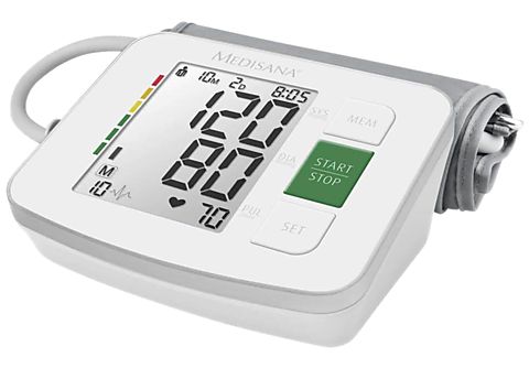 MEDISANA 51162 BU 512 Blutdruckmessgerät (Batteriebetrieb, Messung am Oberarm, Manschettenumfang: 22 - 36 cm)