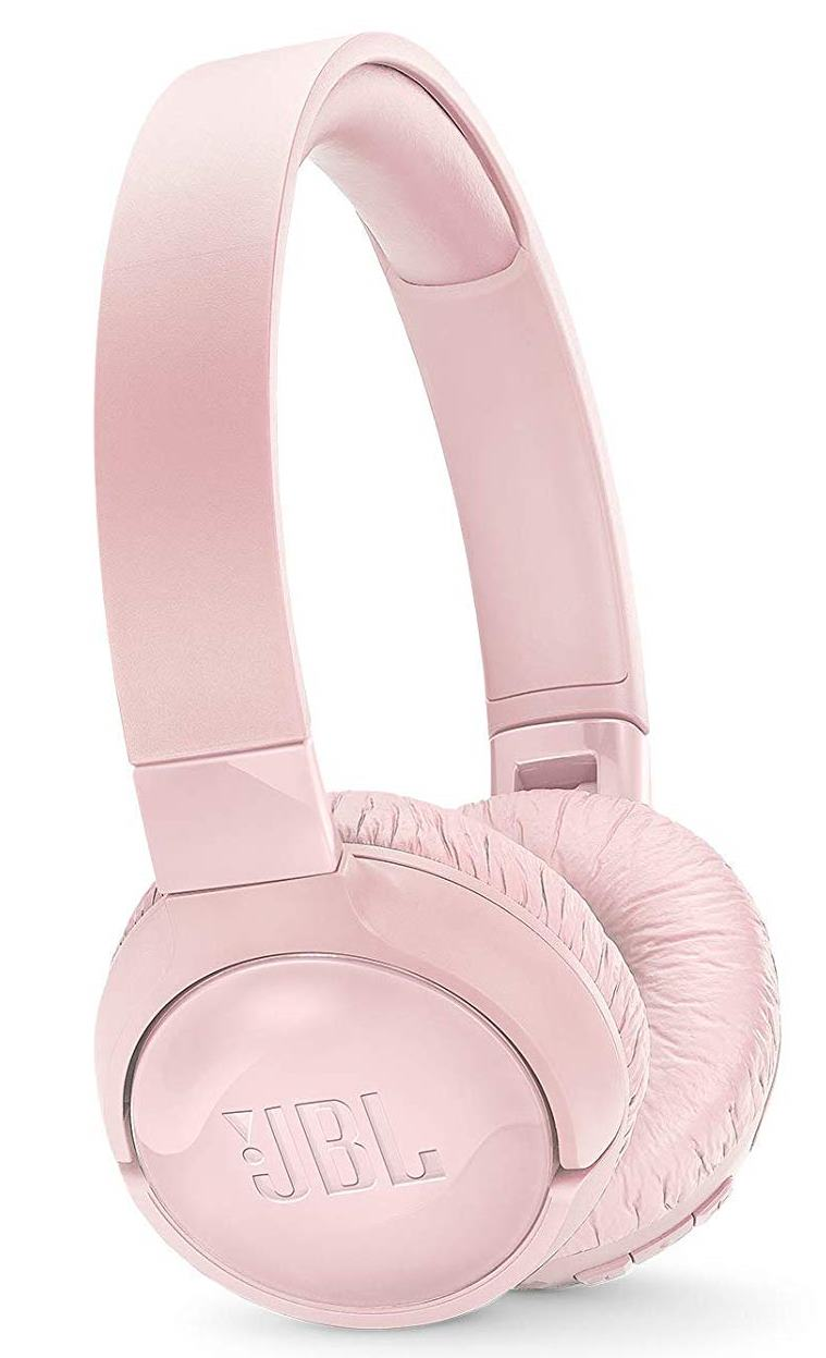 Auriculares inalámbricos - JBL Tune 600BTNC, Bluetooth, Llamadas, Pure Bass, Cancela ruido, Rosa