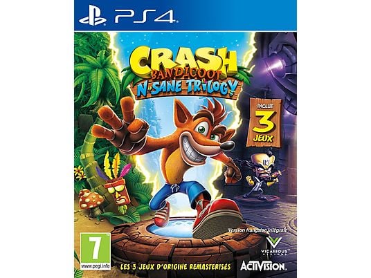 Crash Bandicoot N. Sane Trilogy - PlayStation 4 - Französisch