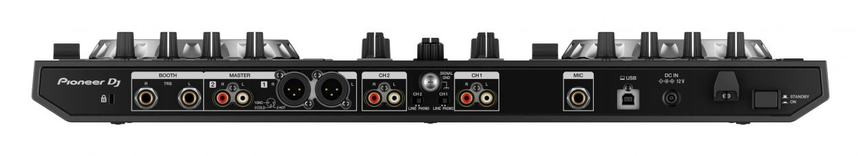 Controlador DJ - Pioneer DDJ-SR2, 2 canales Serato DJ Pro, 2 Phono
