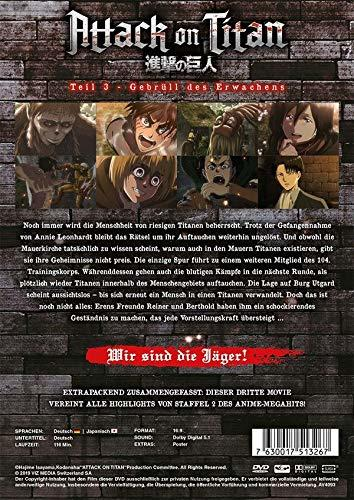 Titan on Teil - Anime DVD des Attack Erwachens Gebrüll 3: Movie