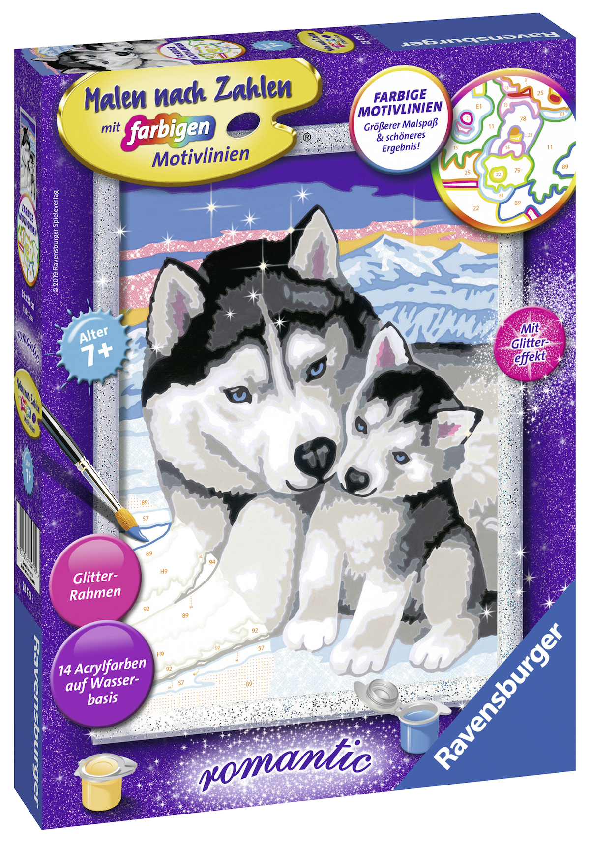 RAVENSBURGER Husky Kuss MnZ Serie Romantic