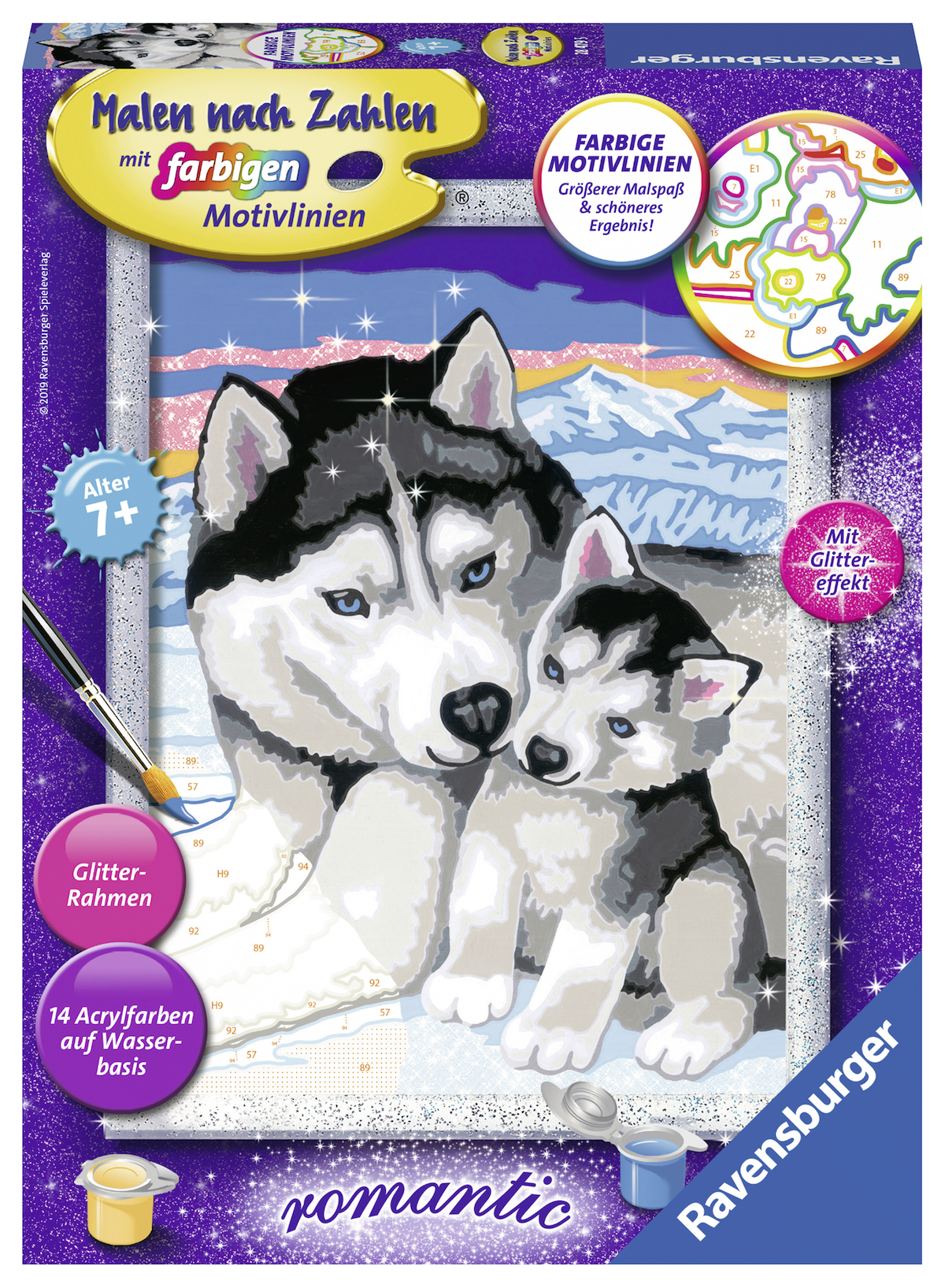 RAVENSBURGER Husky Kuss MnZ Serie Romantic