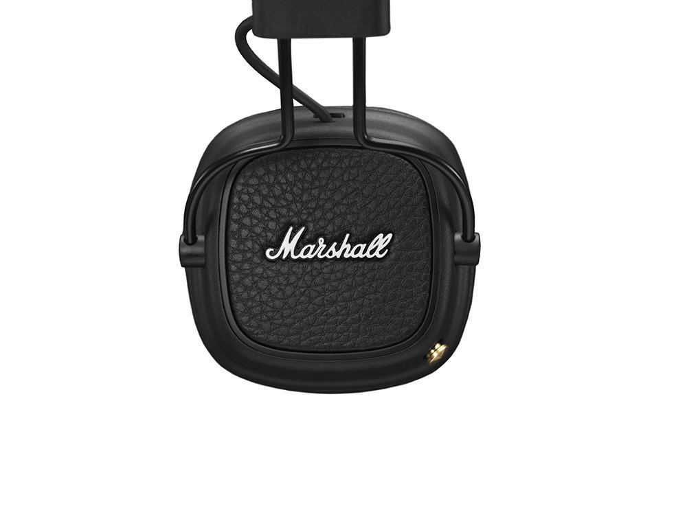 Auriculares inalámbricos - Marshall Major III Bluetooth, Plegables, Drivers dinámicos 40 mm, Negro