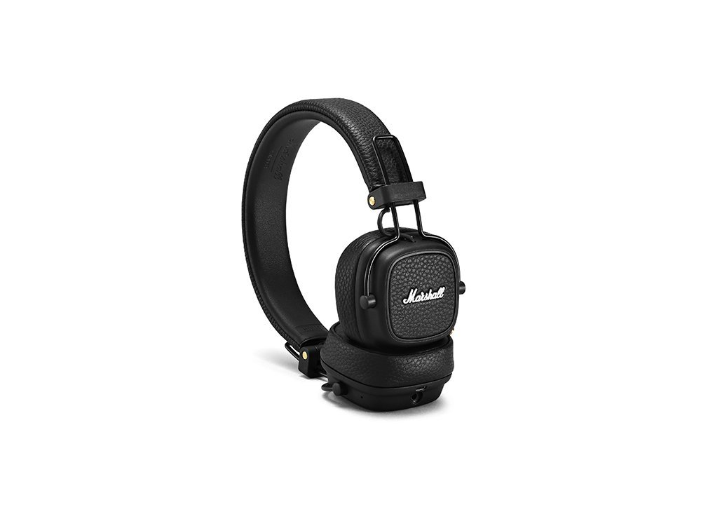 Auriculares inalámbricos - Marshall Major III Bluetooth, Plegables, Drivers dinámicos 40 mm, Negro