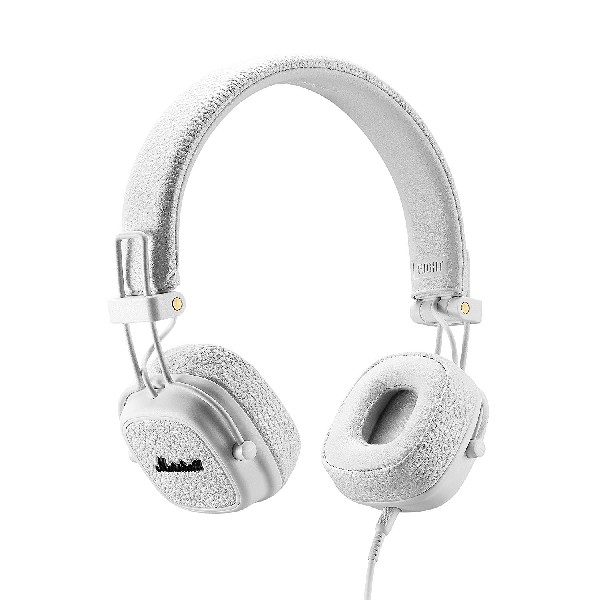 Auriculares - Marshall Major III, Plegables, Drivers dinámicos 40 mm, Micrófono, Blanco