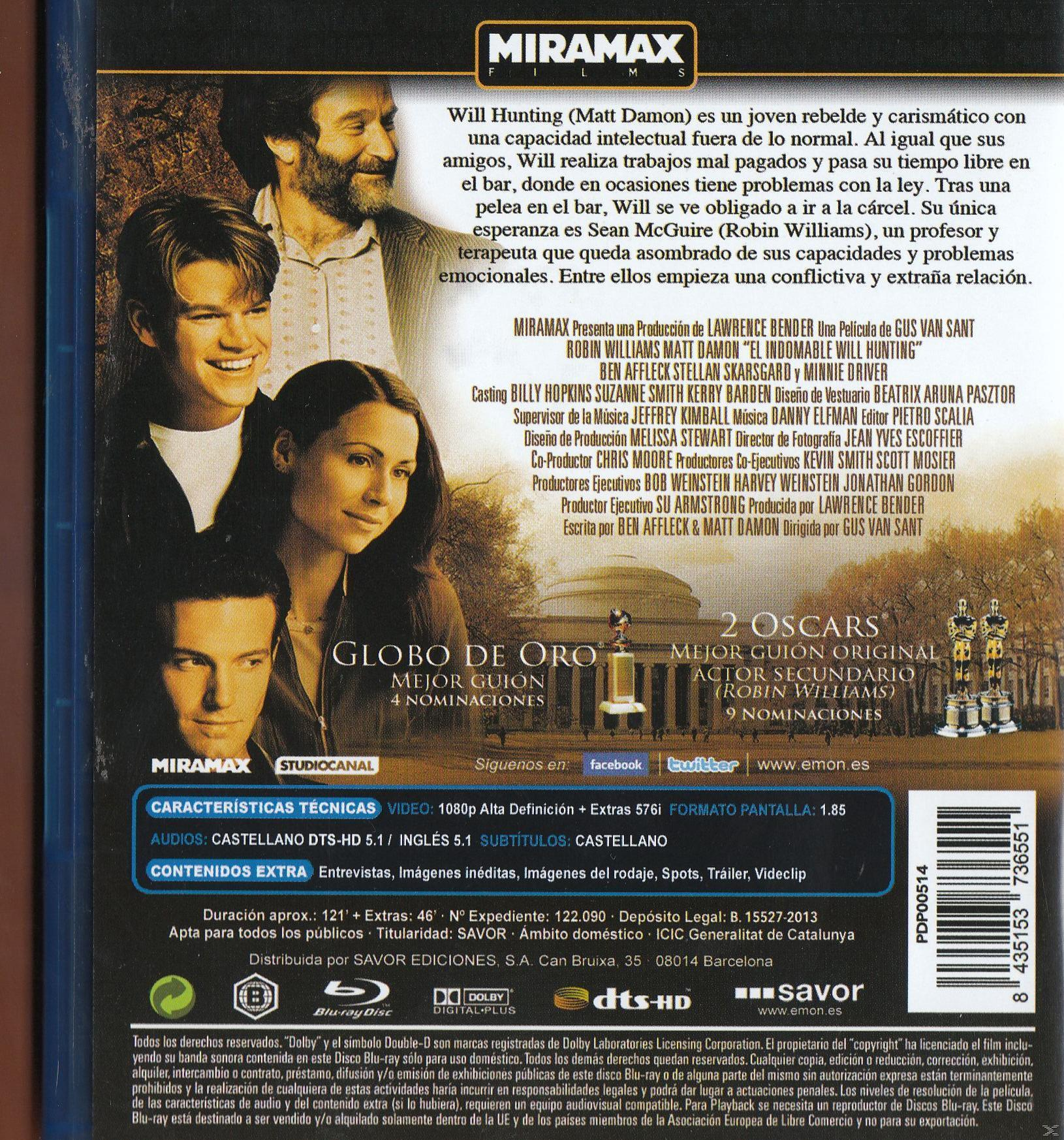 El Indomable Will Hunting - Blu-ray