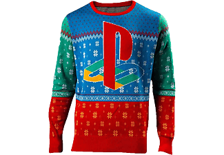 BIOWORLD Playstation Tokyo Jumper Christmas - Maglione (Multicolore)