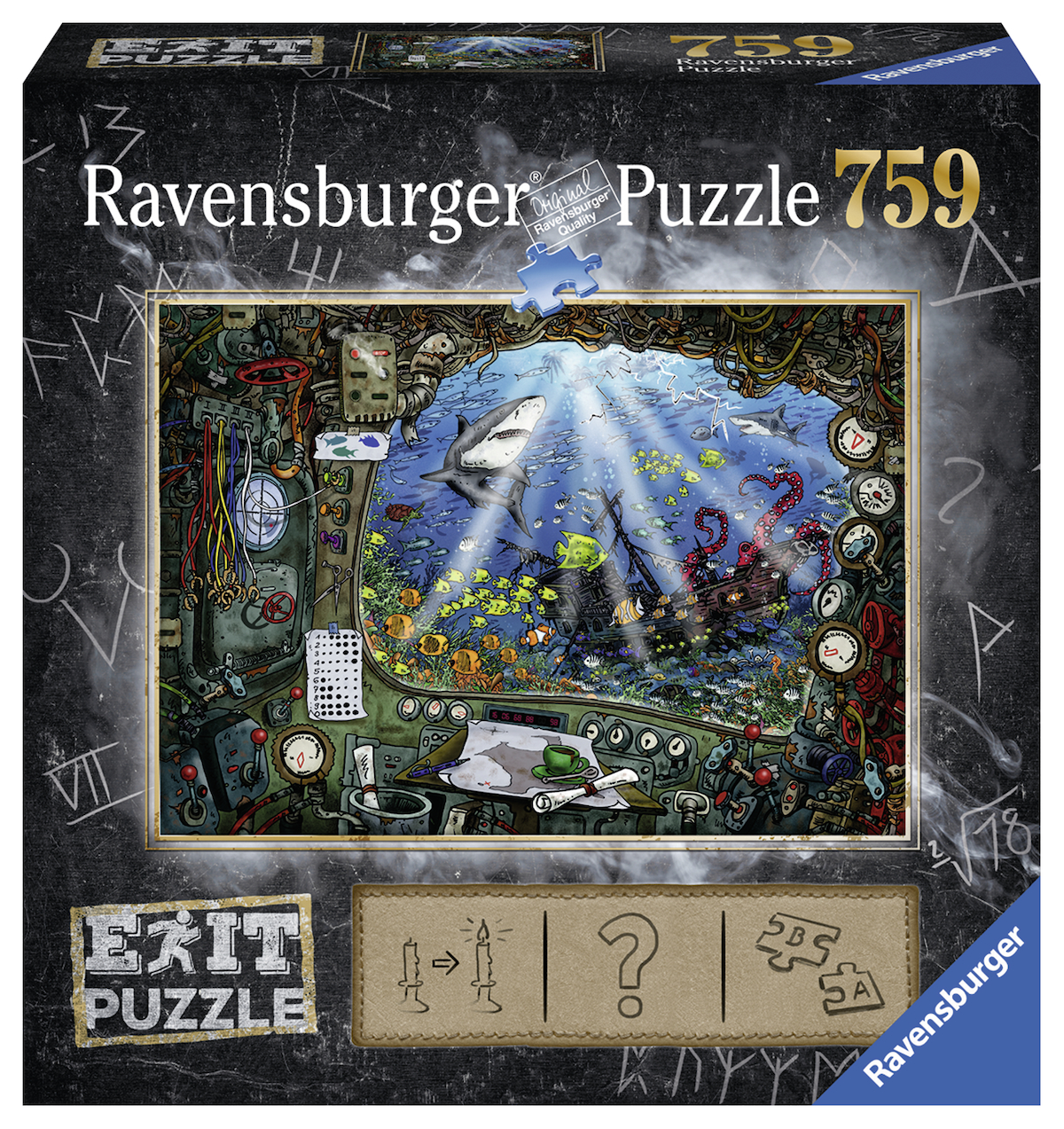 RAVENSBURGER EXIT Im U-Boot Puzzle
