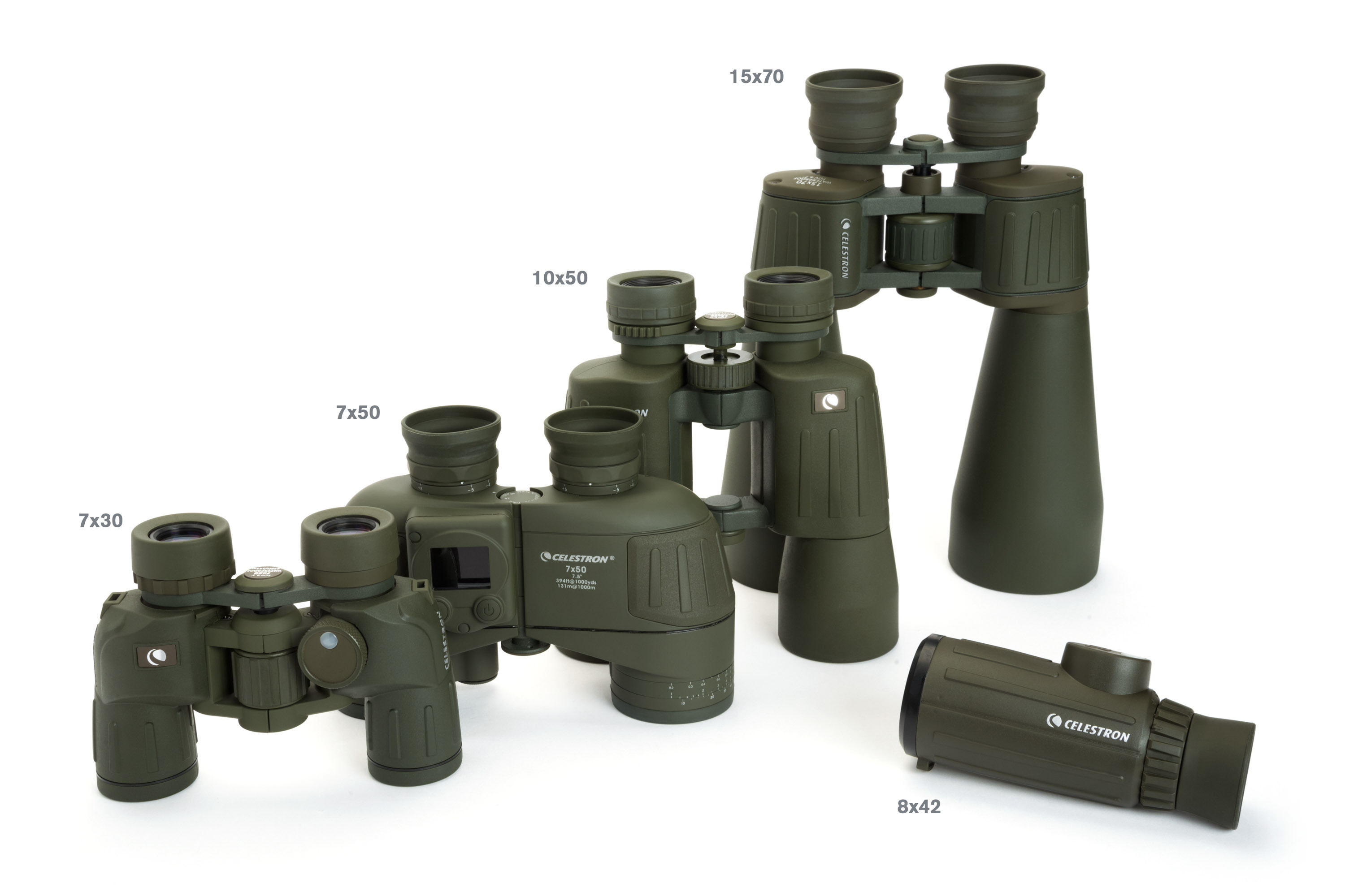 CELESTRON Cavalry 10x50 Porro-Fernglas 10x, 50 mm, Porro-Fernglas