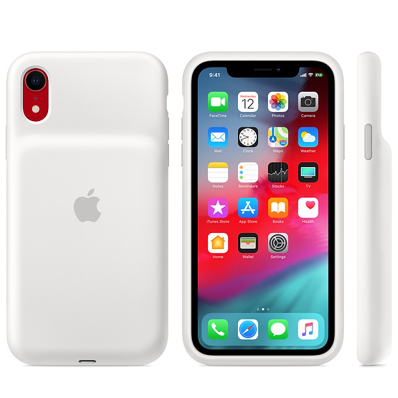 APPLE MU7N2ZM/A iPhone Smart Weiß Backcover, Apple, Battery, XR