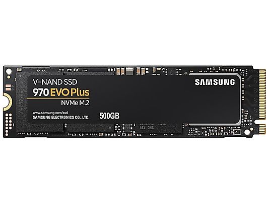 SAMSUNG 970 EVO Plus NVMe M.2  - Disque dur (SSD, 500 GB, Noir)