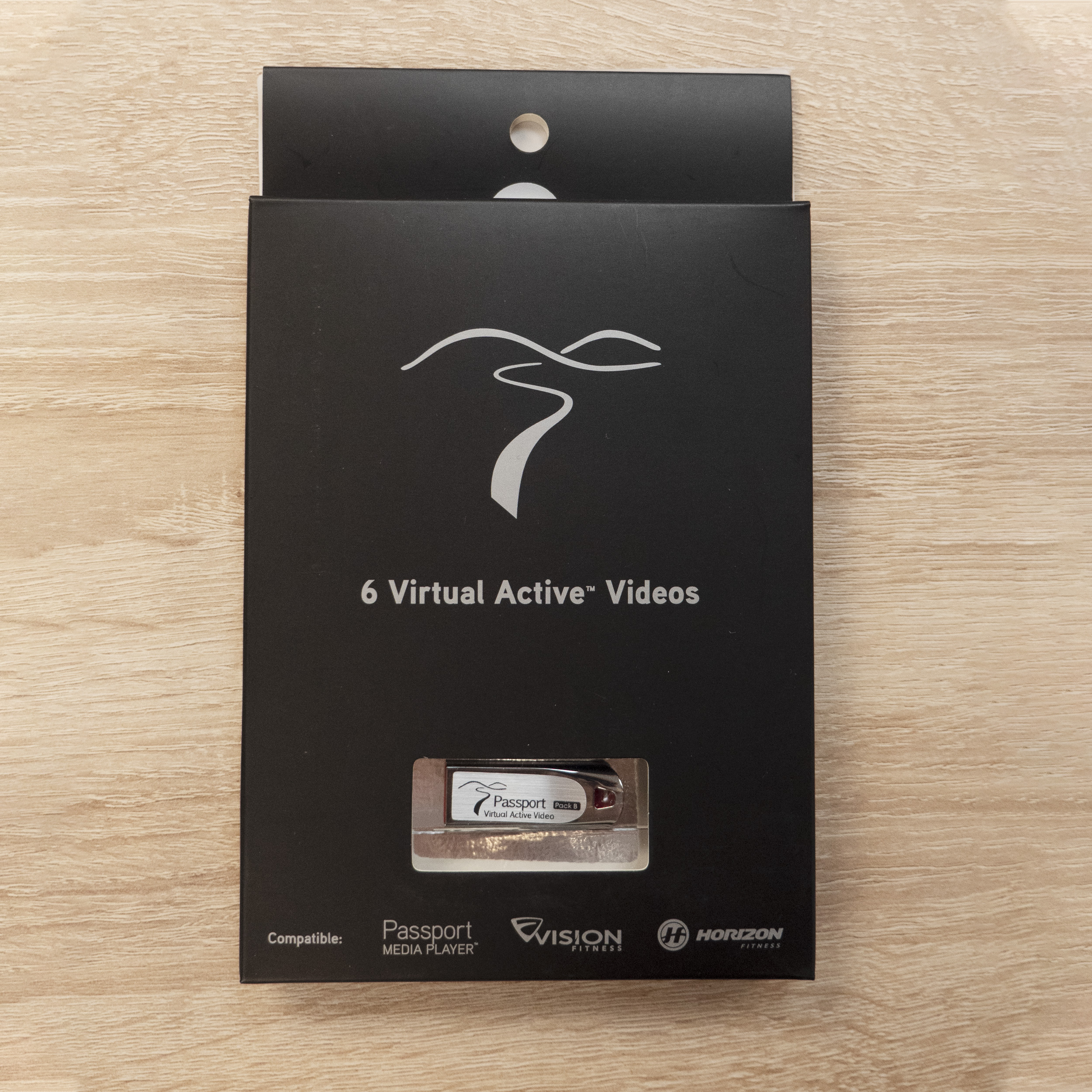 HORIZON FITNESS Passport Media Player Zusatzstrecken, Silber/Rot