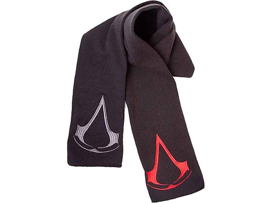 BIOWORLD Assassin's Creed - Schal (Schwarz/Grau/Rot)