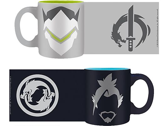 ABYSSE CORP OVERWATCH Hanzo & Genji - Mini Tasse (Multicouleur)