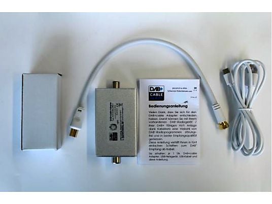 DISPLEX DAB+ - Adaptateur de câble (Argent)