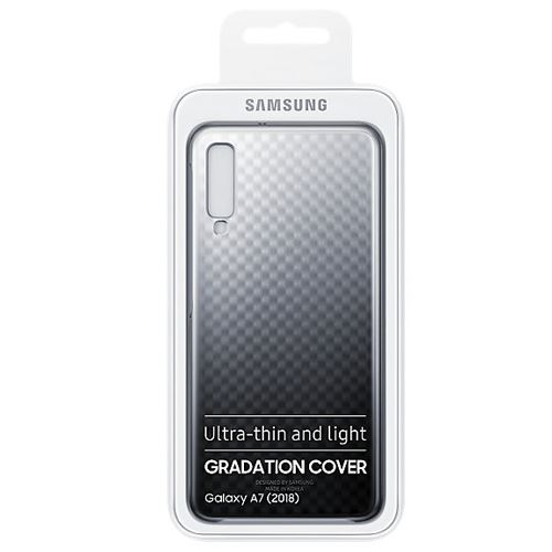Funda - Samsung  Gradation Cover Galaxy A7 (2018), Negro