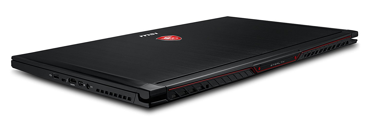 Portátil gaming- MSI GS73 Stealth 8RD-006XES,17",Intel®Core™ i7-8750H,16GB,1TB+256SSD,GTX1050Ti,Sin sistema operativo