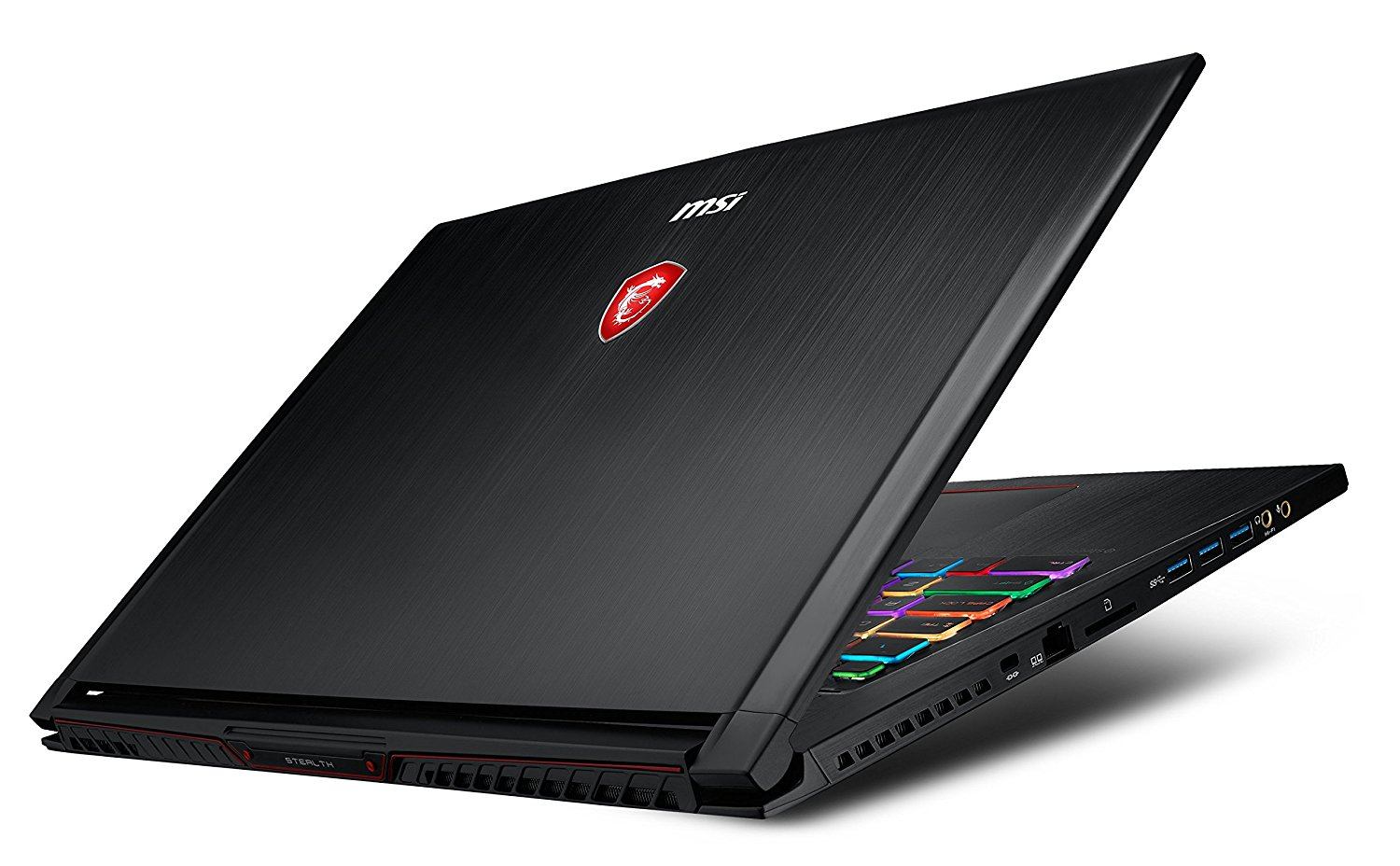 Portátil gaming- MSI GS73 Stealth 8RD-006XES,17",Intel®Core™ i7-8750H,16GB,1TB+256SSD,GTX1050Ti,Sin sistema operativo