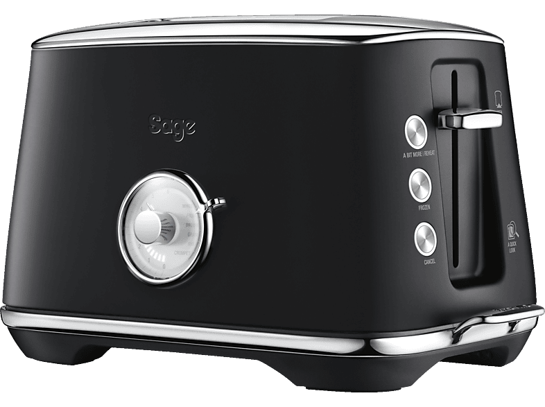 SAGE STA735BTR4EEU1 Luxe Toast Select Toaster Matt Schwarz (1000 Watt