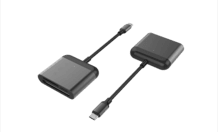 Kartenlesegerät USB C 3in1 Card Reader, SD, CF, Schwarz (HY-D209)