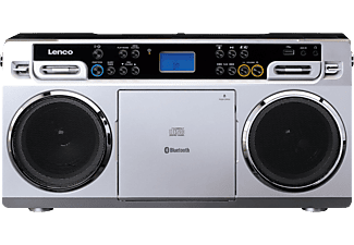 LENCO SCD-580 - CD-Radio portatile (FM, Argento)