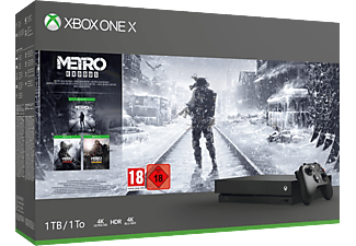 Pack Xbox One X (1 To) + Saga Metro - Console de jeu - Noir