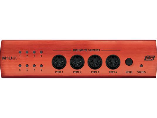 ESI M4U eX - Interface MIDI avec hub USB (Orange)