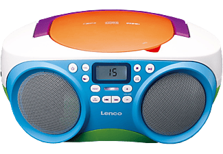 LENCO SCD-41 - Tragbares CD-Radio (FM, Mehrfarbig)