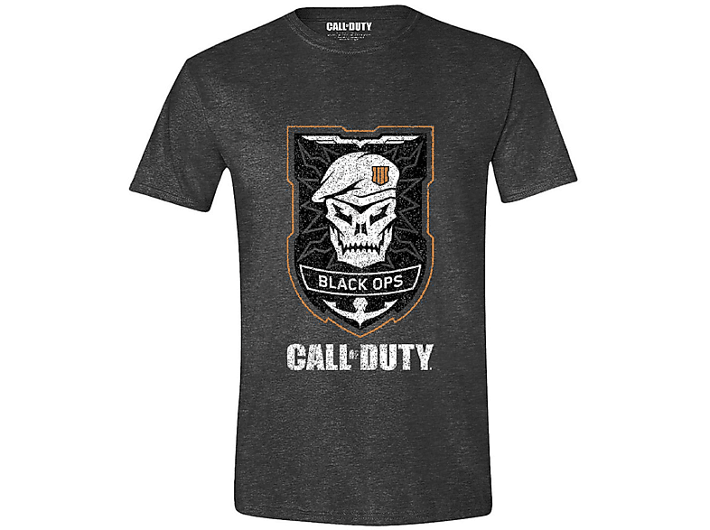 Skull T-Shirt Logo T-Shirt Black Duty: TIMECITY IIII of Ops Call