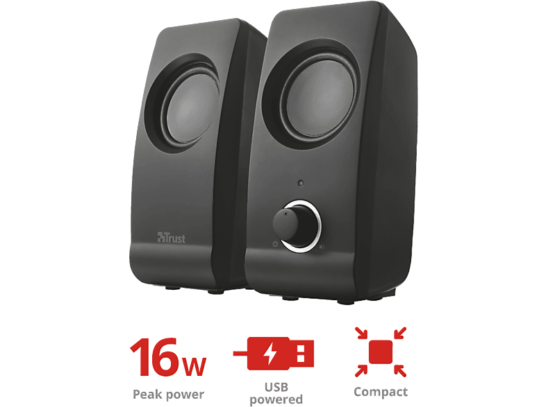 Trust Stereo Pc Luidsprekers Remo 16 W (17595)