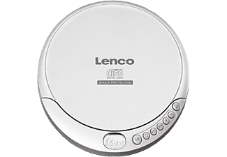 LENCO CD-201 - Lettore CD portatile (Argento)